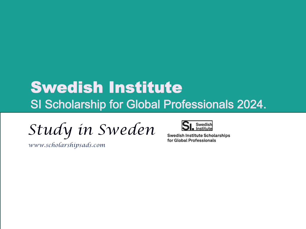 Sweden Scholarships for International Students 2024 2025